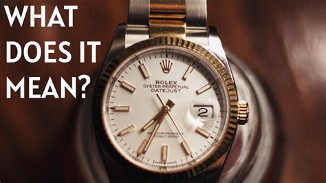 what does oyster mean rolex